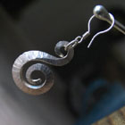original design, handmade silver earring