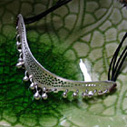 original design, handmade silver earring